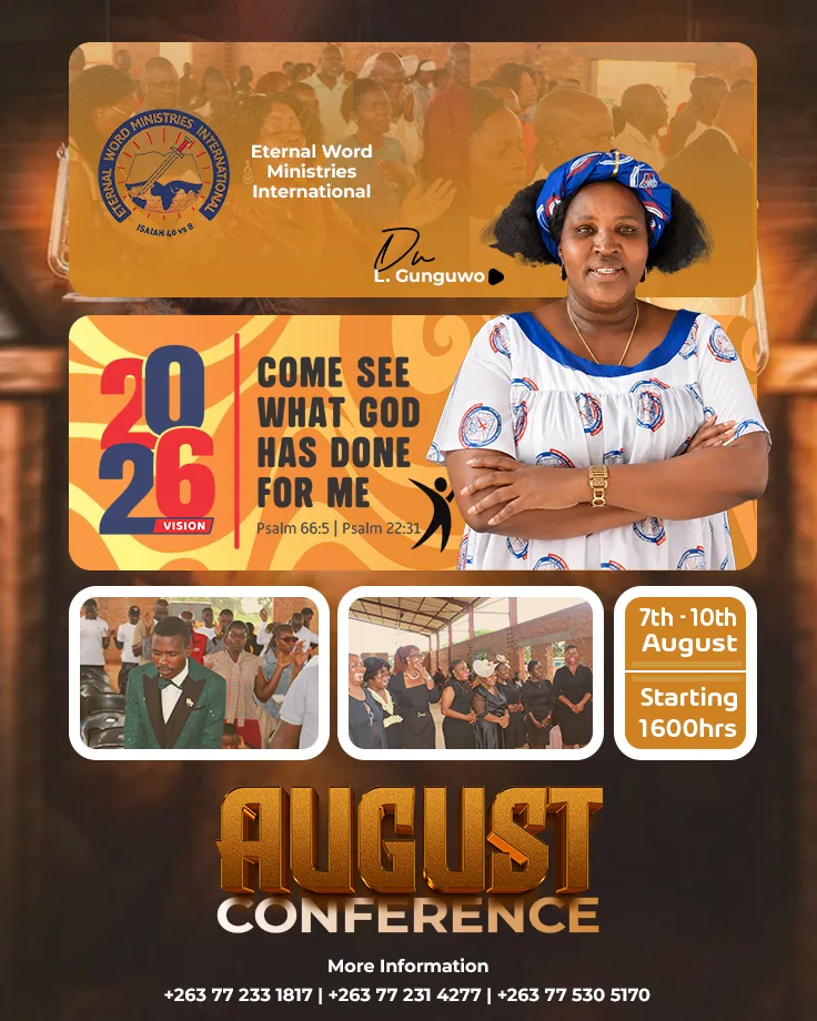 The Annual August Conference flyer
