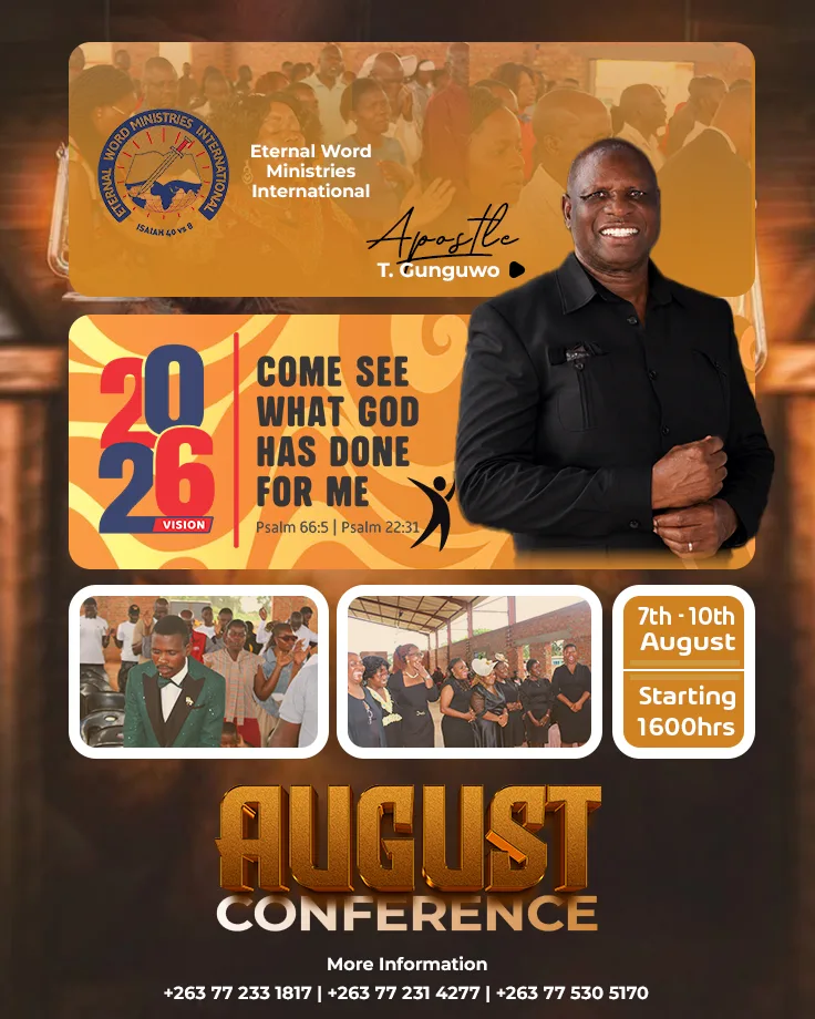 The Annual August Conference flyer